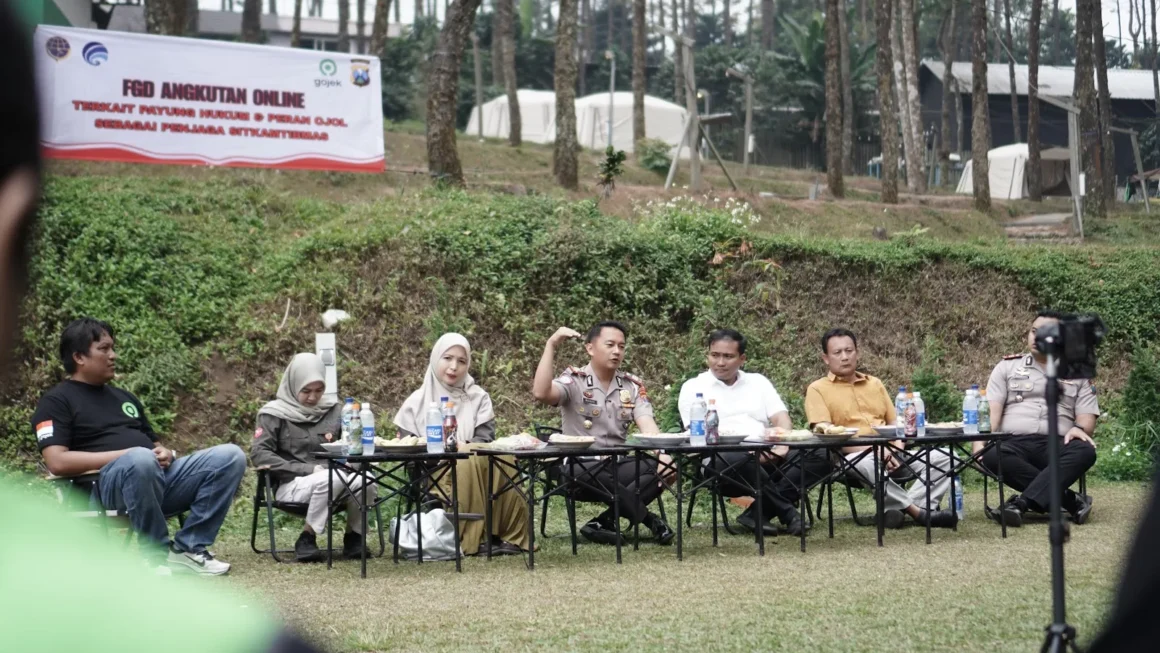 Kawal Perpres Baru, Polres Mojokerto Beri Kepastian Hukum dan Perlindungan bagi Driver Online