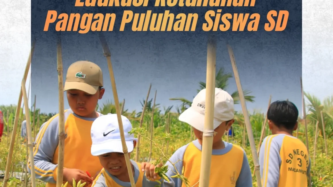 SAE Paswangi Jadi Laboratorium Alam, Lapas Banyuwangi Kenalkan Ketahanan Pangan kepada Siswa SD
