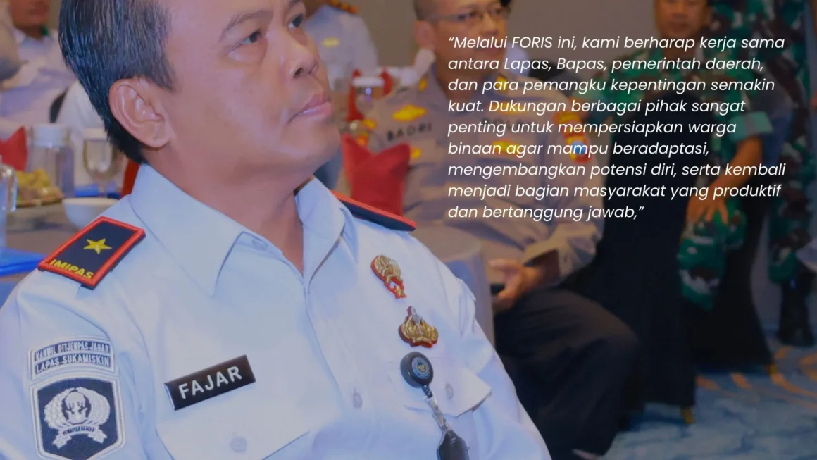 Sinergi Reintegrasi, Kalapas Kelas I Madiun Hadiri FORIS dan Penandatanganan Perjanjian Kerja Sama di Madiun