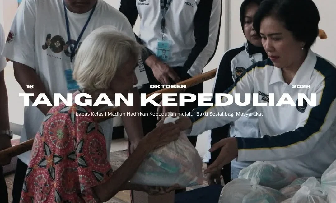 Tangan Kepedulian, Lapas Kelas I Madiun Tebar Kebaikan melalui Bakti Sosial