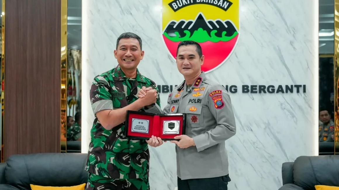 Kapolda Sumut Silaturahmi ke Kodam I/BB, Perkuat Sinergi TNI – Polri