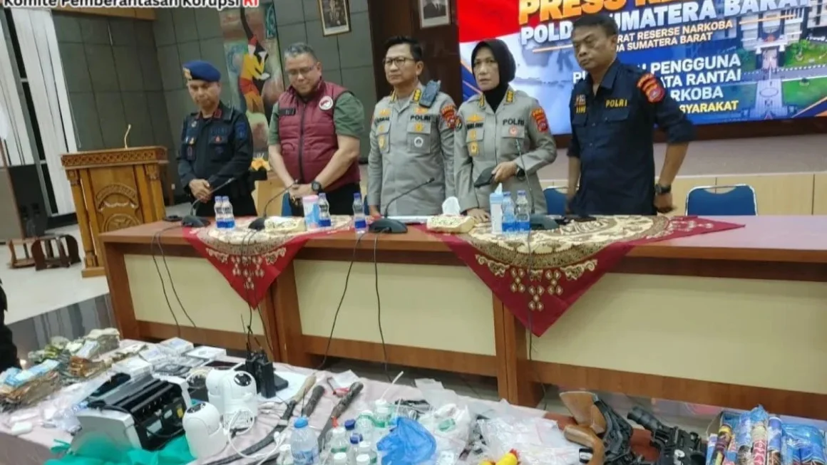 Polda Sumbar Telusuri Dugaan Jaringan Narkoba Internasional di Pasar Gaung