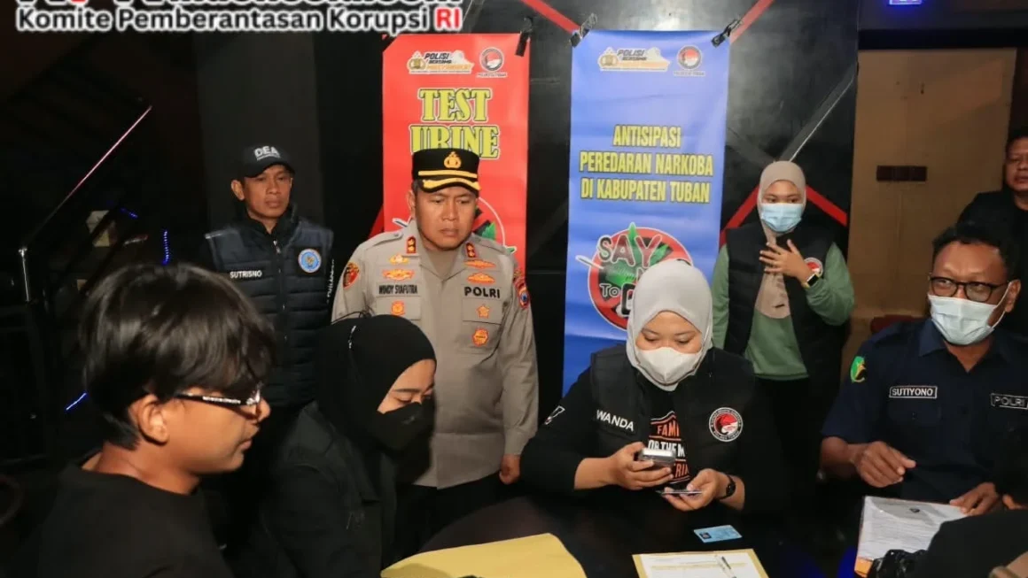 Polresta Tuban Gelar Razia THM, Kedepankan Langkah Preventif dan Edukasi Cegah Narkoba