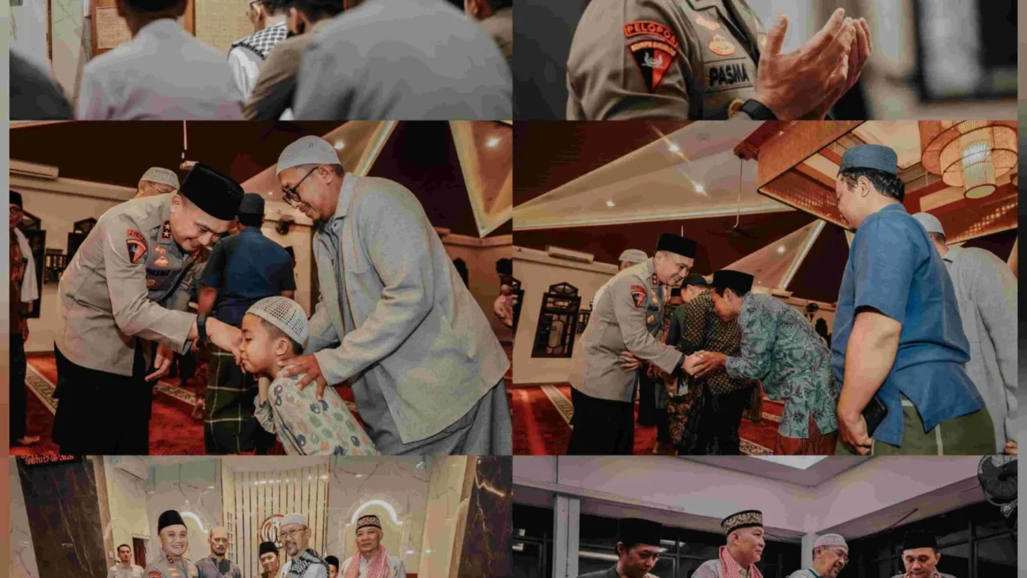 Perkenalkan Diri sebagai Pimpinan Baru, Kapolda Bali Sapa Jemaah Masjid Agung Ibnu Batutah Lewat Program Suling