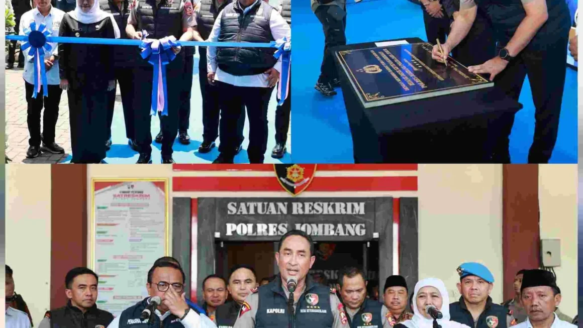 Kawal Hak Pekerja, Kapolri Resmikan Desk Ketenagakerjaan Polri Tingkat Polres di Jombang
