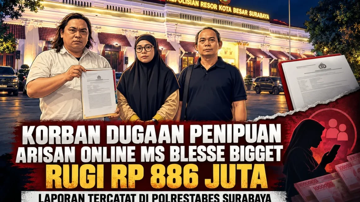 Dijanjikan Keuntungan 10 Persen, Korban Dugaan Penipuan Bisnis Arisan Online MS Blesse Bigget Rugi Rp 886 Juta