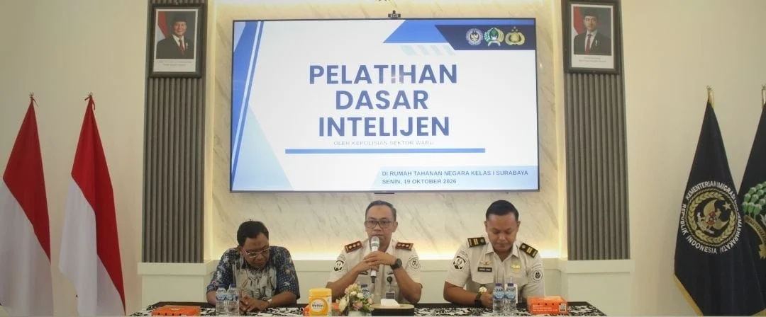 Perkuat Intelijen dan Deteksi Dini, Rutan Surabaya Gandeng Polsek Waru Cegah Gangguan Keamanan Sejak Dini 